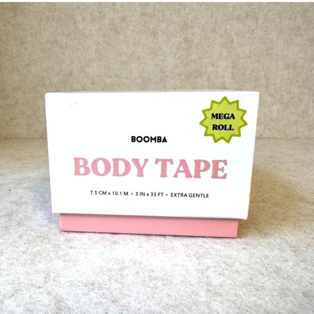 BOOMBA Reusable Body Tape Mega Roll Sand 3in x 21.3ft